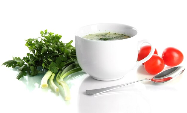 Miseczka świeżej zupy
